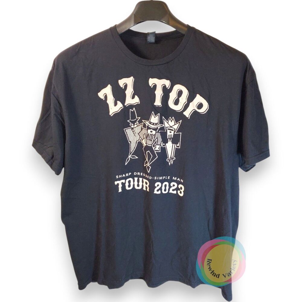 ZZ Top Shirt 2XL 2023 Concert Tour Tee
